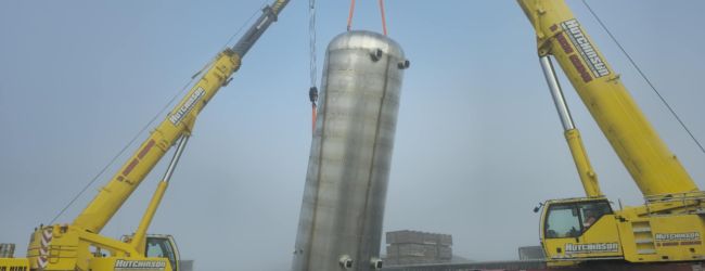 Our Liebherr 60T & 220T cranes in action!
